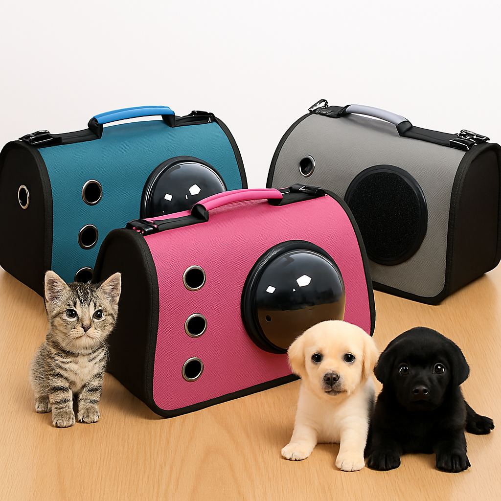 Bolso de Lino Transpirable para Mascotas